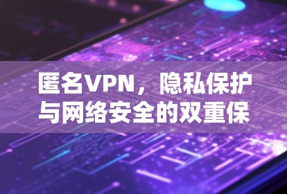 匿名VPN，隐私保护与网络安全的双重保障