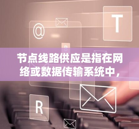 节点线路供应是指在网络或数据传输系统中,确保节点之间通过物理或逻辑连接保持通信的过程。这包括提供稳定的、可靠的传输路径,确保数据能够顺畅地流动。以下是对节点线路供应的详细分析