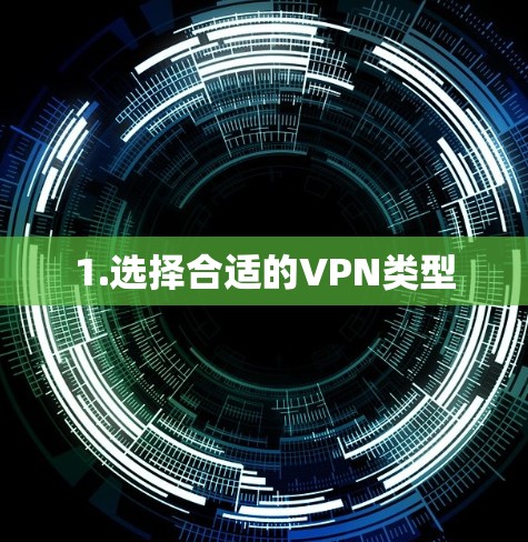 1.选择合适的VPN类型 1.选择合适的VPN类型