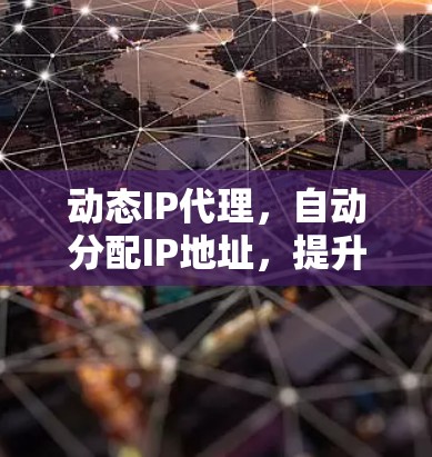 动态IP代理,自动分配IP地址,提升网络资源利用率 动态IP代理,自动分配IP地址,提升网络资源利用率
