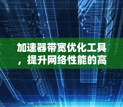 加速器带宽优化工具，提升网络性能的高效解决方案